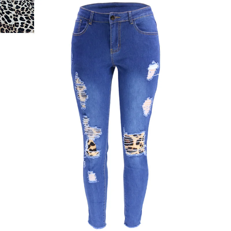 Leopard -Dark Blue