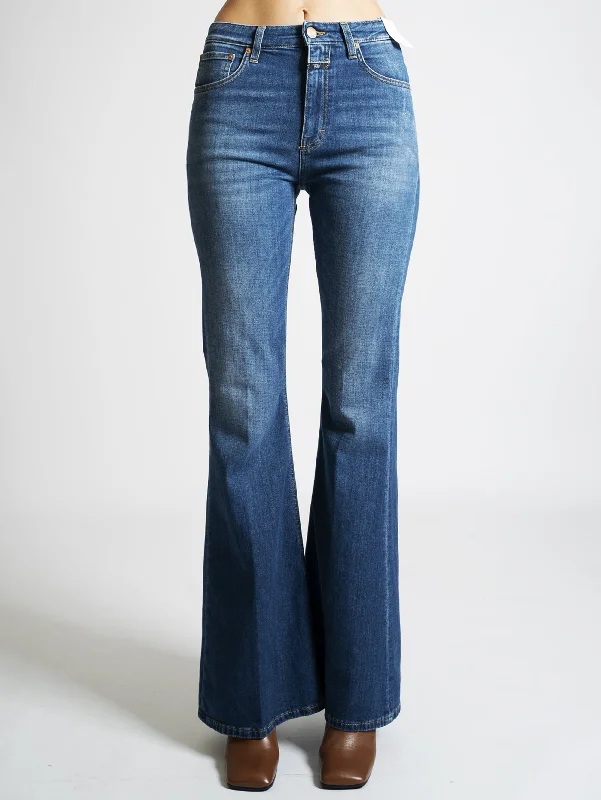 Jeans Flare Blu