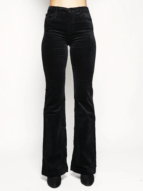 Jeans Maria Flare High-Rise Nero