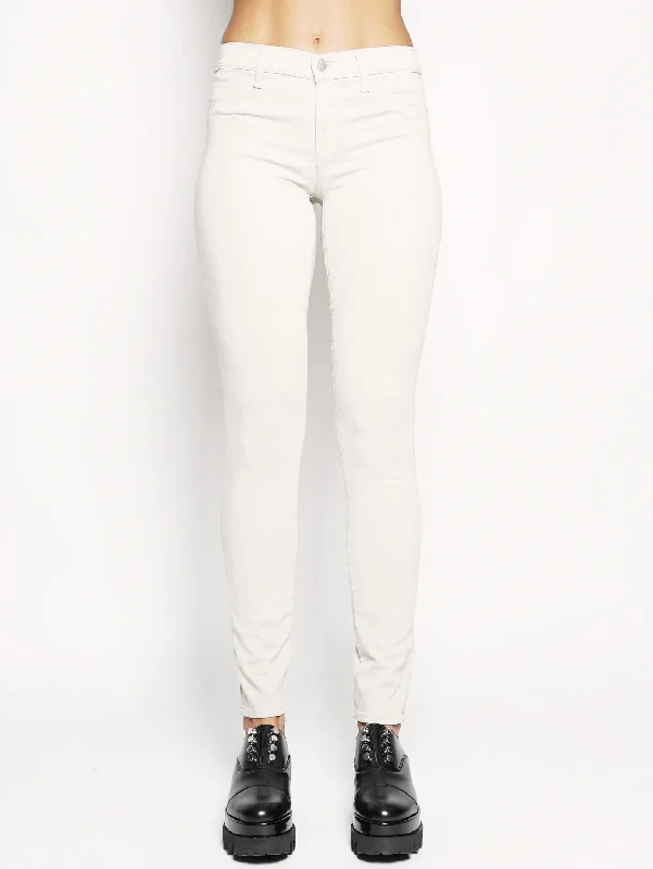 Jeans Mid-Rise Super Skinny Beige