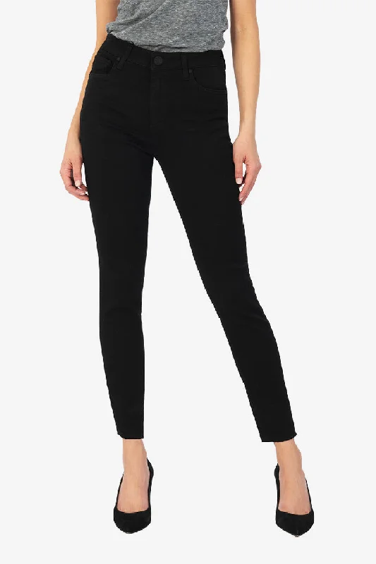 Kut From The Kloth Donna High Rise Skinny Jeans (Black)