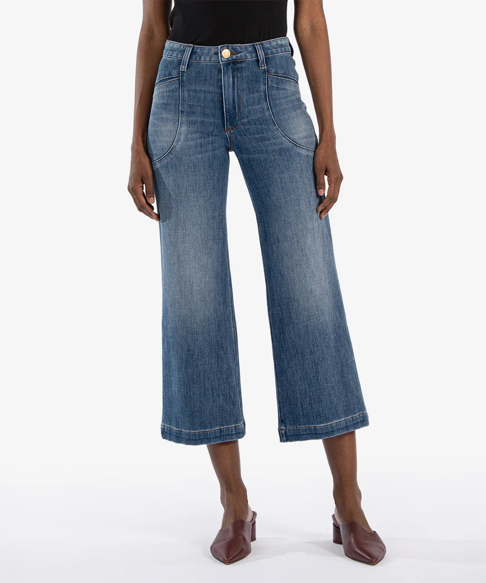 Kut From The Kloth Meg Wide Leg Jean (Denim Lovers Wash)