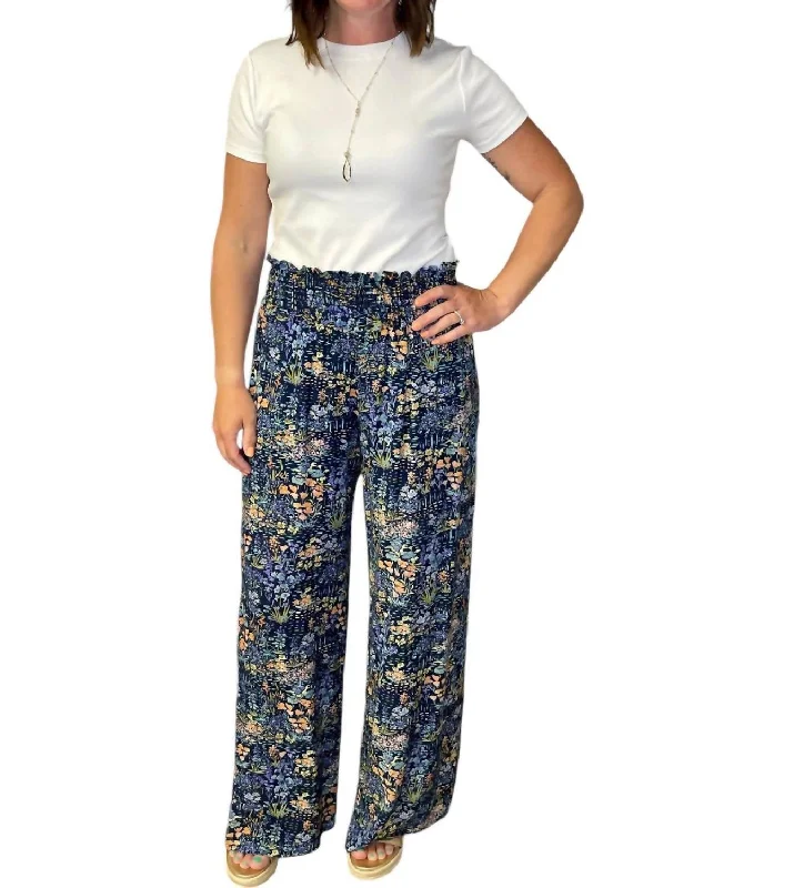 Presley Palazzo Pants In Blue