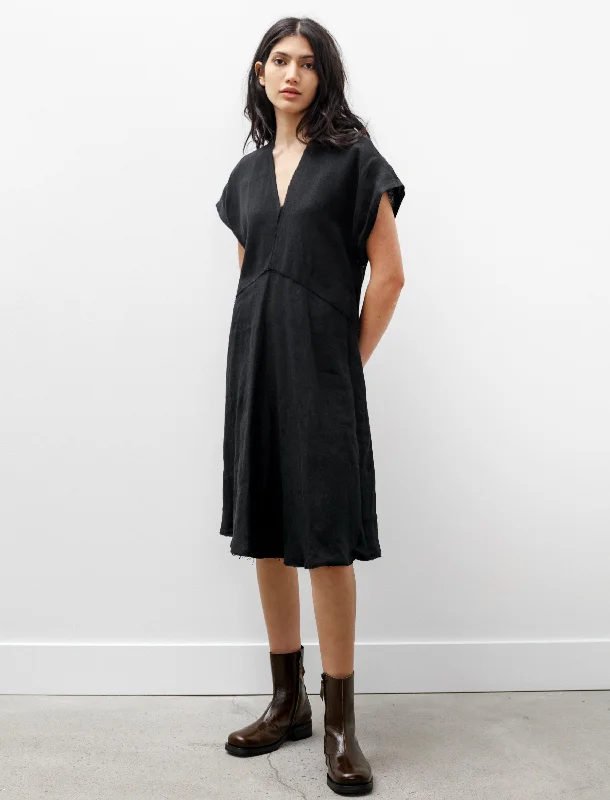 Jessia Raw Linen Black