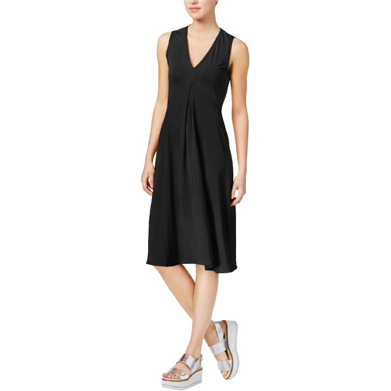 Rachel Roy Womens Mixed Media A-Line Dress