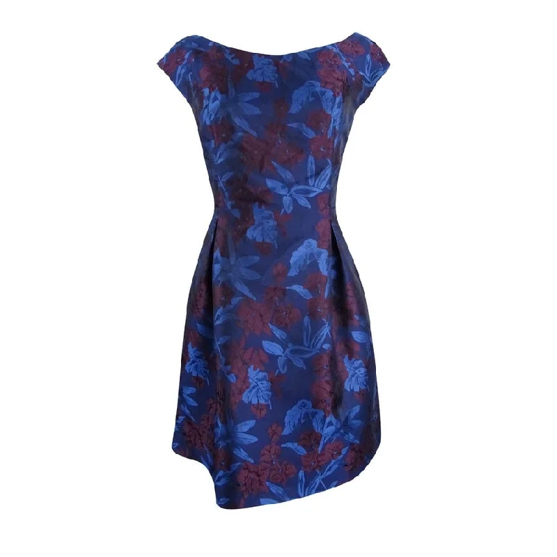 Tommy Hilfiger Women's Floral-Print Fit & Flare Dress