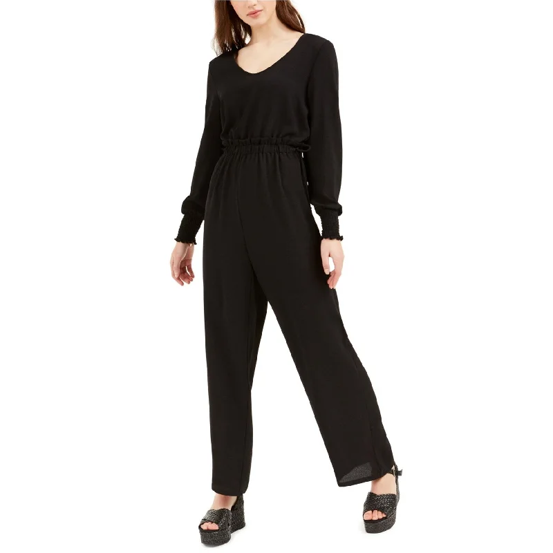 Ultra Flirt Womens Textured Jumpsuit