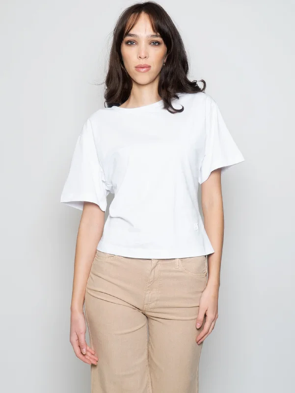 T-shirt Stile Corpetto Bianco