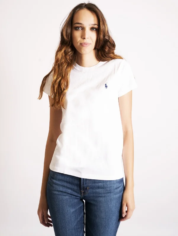 T-shirt Girocollo Bianco