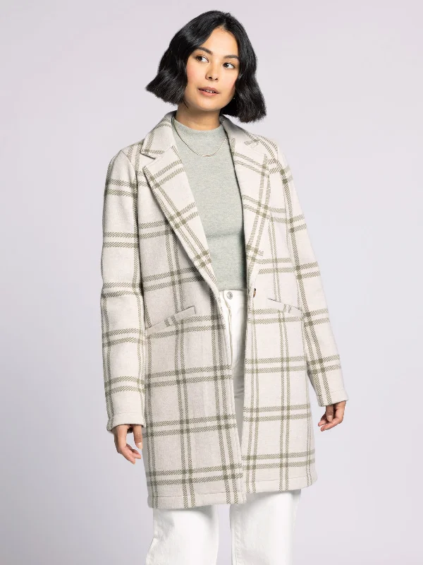 DOVE OLIVE PLAID