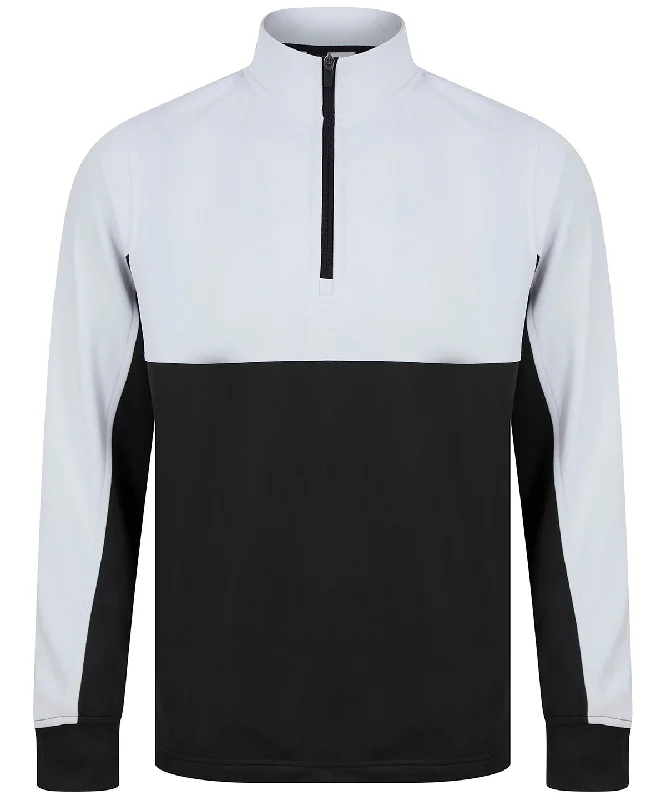 Black/White - ¼-Tracksuit top