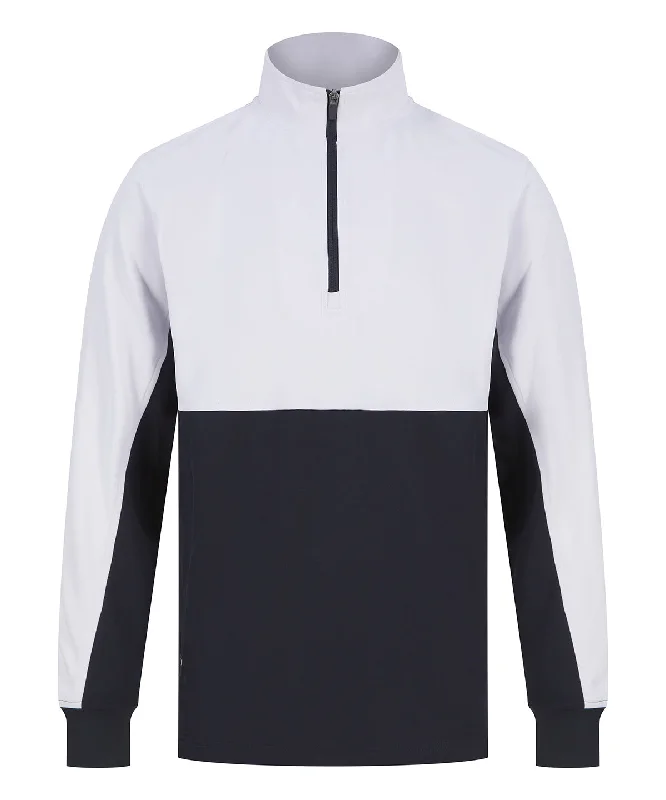 Navy/White - ¼-Tracksuit top