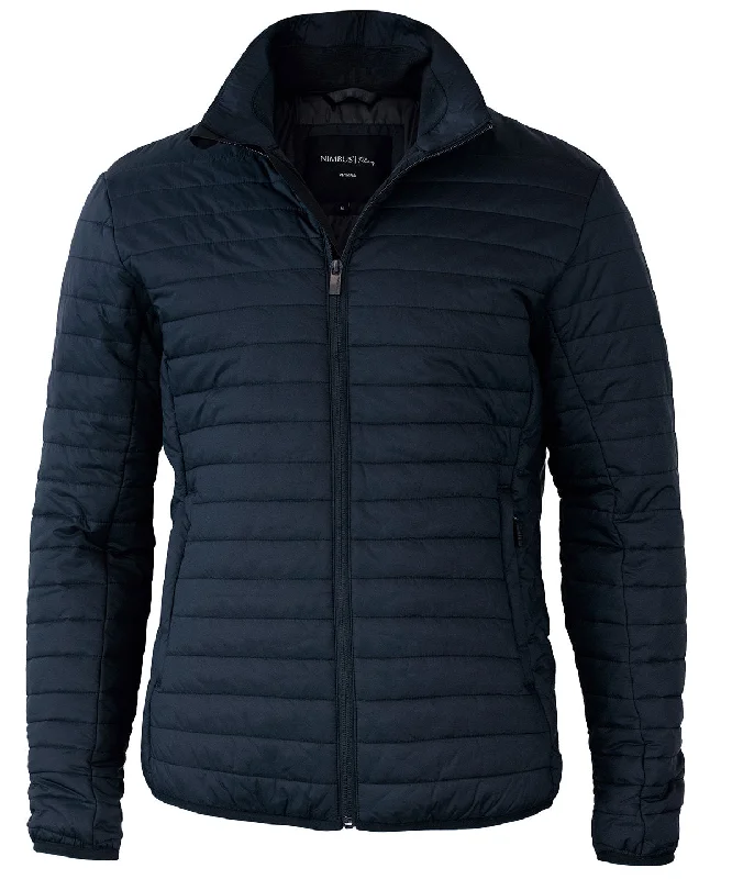 Navy - Olympia – comfortable puffer jacket