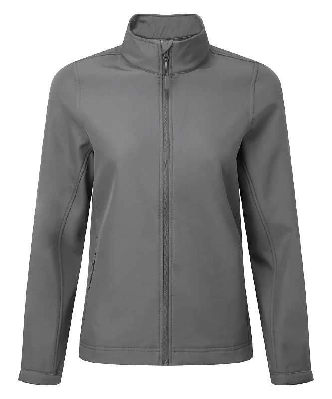 Dark Grey - Women’s Windchecker® printable and recycled softshell jacket