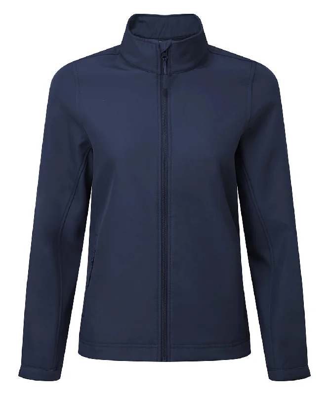 Navy - Women’s Windchecker® printable and recycled softshell jacket