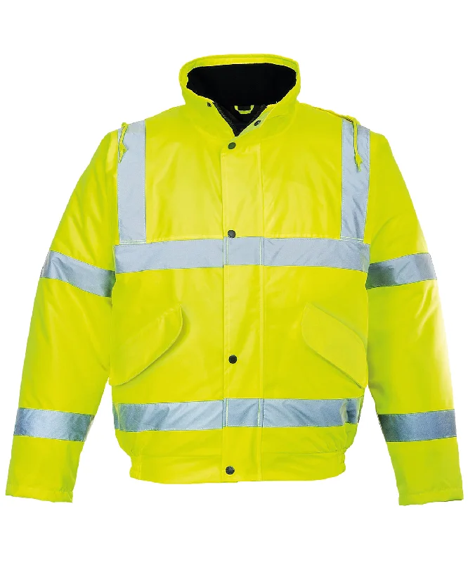 Yellow - Hi-vis bomber jacket (S463/S226)