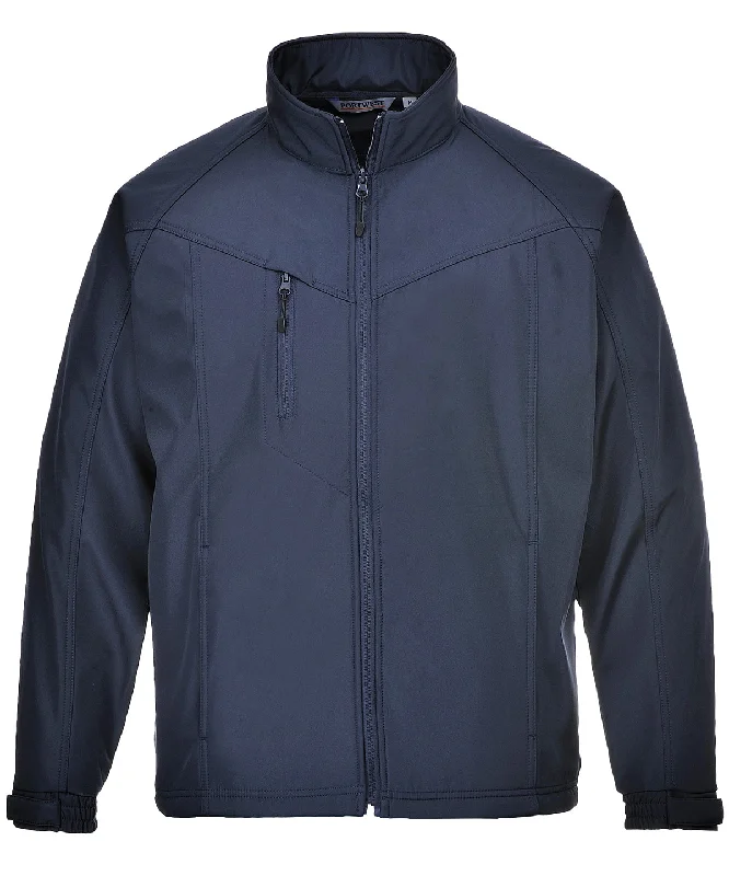 Navy - Men's Oregon softshell jacket (TK40)