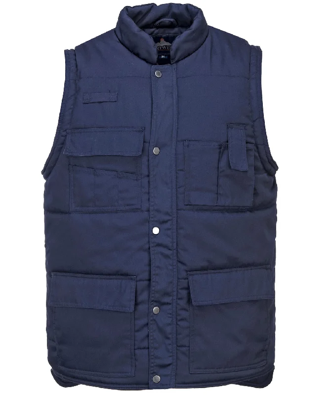 Navy - Shetland bodywarmer (S414)