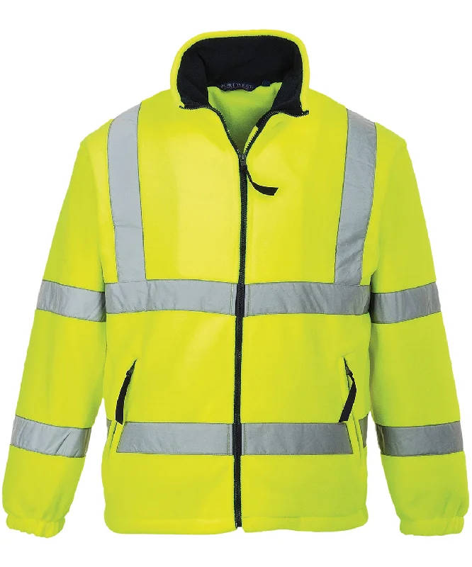 Yellow - Hi-vis mesh-lined fleece (F300)