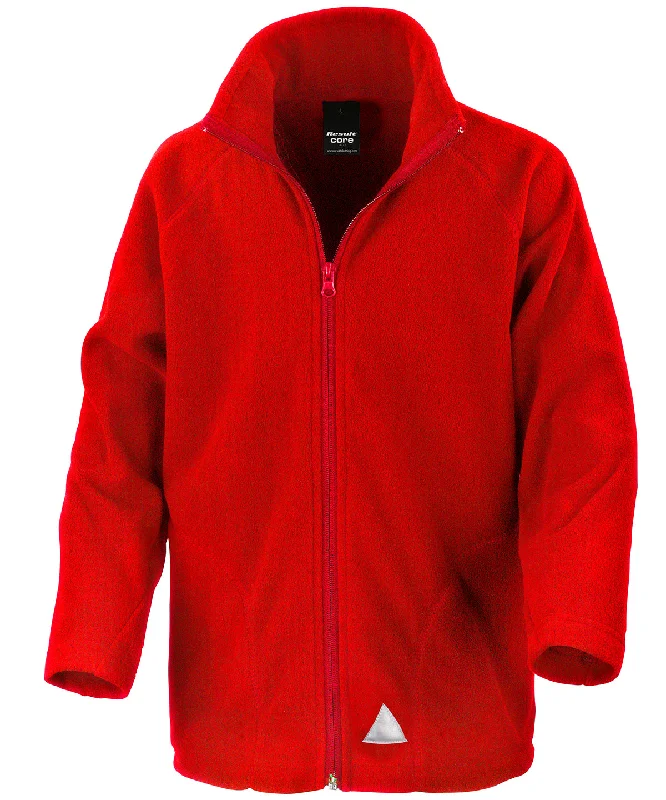 Red - Core junior microfleece jacket