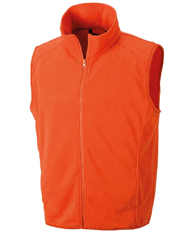 Orange - Core microfleece gilet