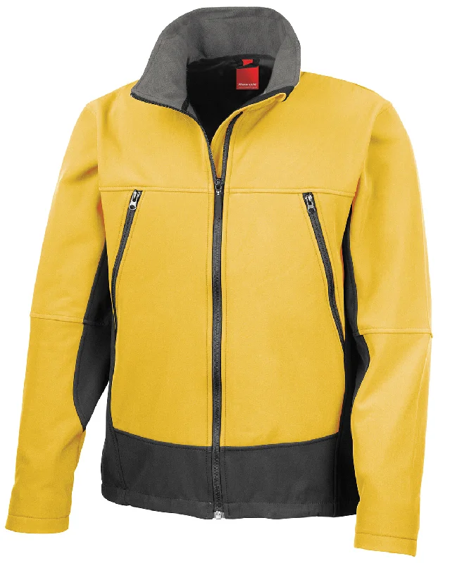 Sport Yellow/Black* - Softshell activity jacket