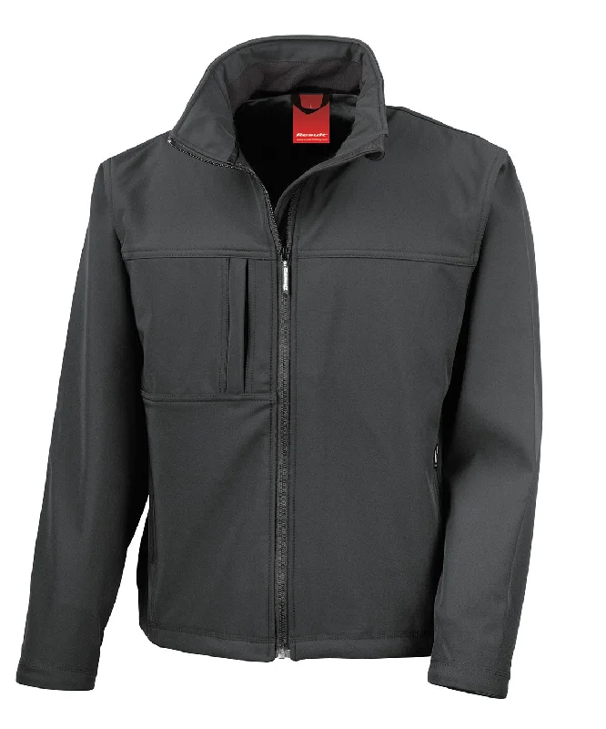 Black* - Classic softshell jacket