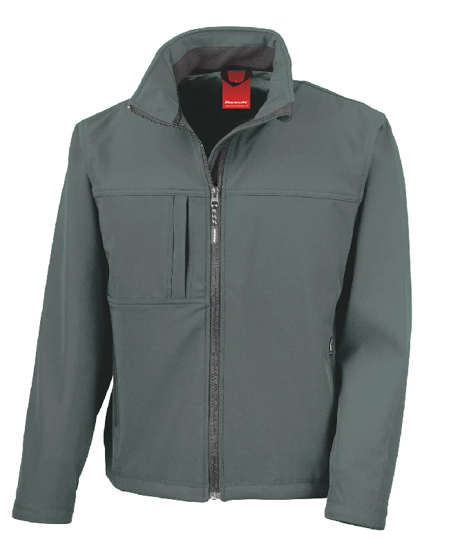 Grey - Classic softshell jacket