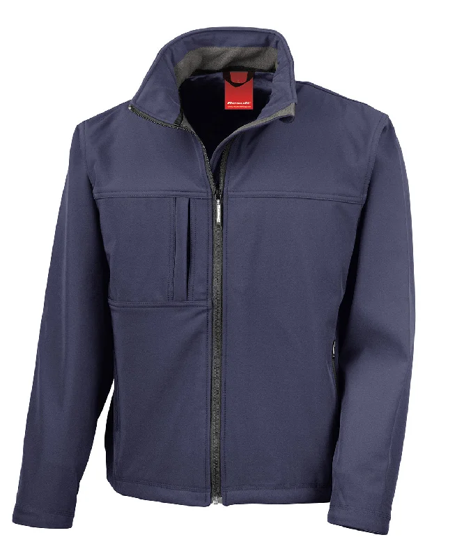 Navy* - Classic softshell jacket