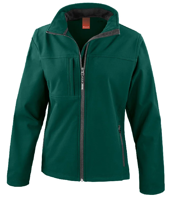 Bottle Green - Women's classic softshell jacket