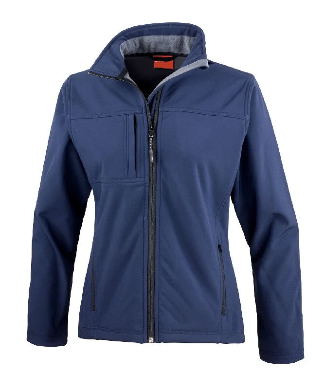 Navy - Women's classic softshell jacket