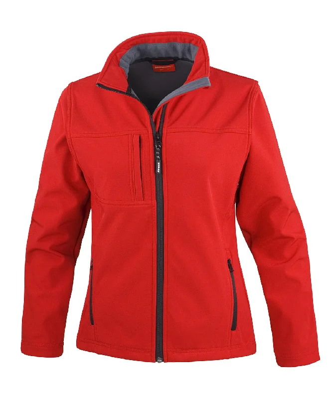 Red - Women's classic softshell jacket