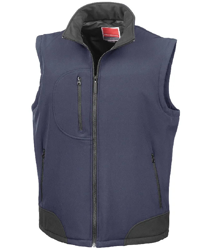 Navy/Black - Softshell bodywarmer