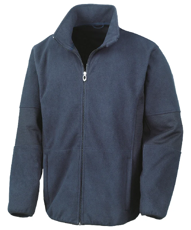 Navy - Osaka combed pile softshell jacket