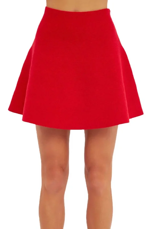 Katherine Skirt In Red