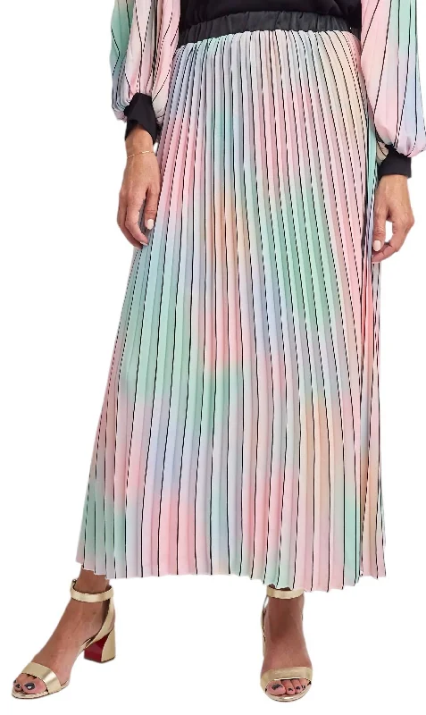 Pia Midi Skirt In Multi