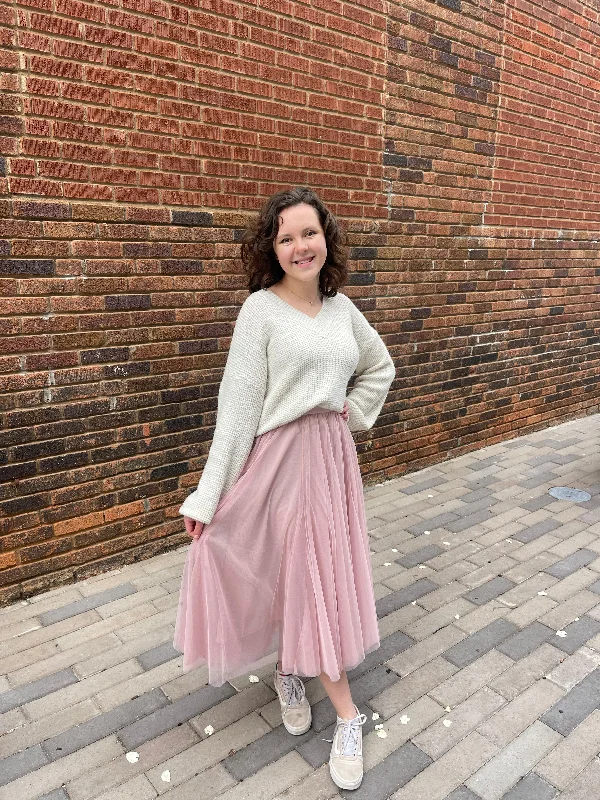 Pink Tulle Skirt