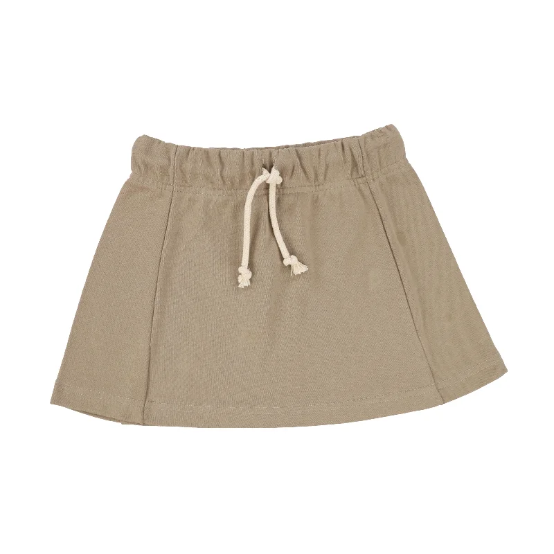 Raquette Sand Drawstring Aline Skirt [Final Sale]