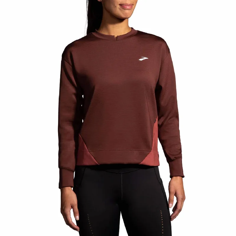 Run Within Sweatshirt In Run Raisin/copper