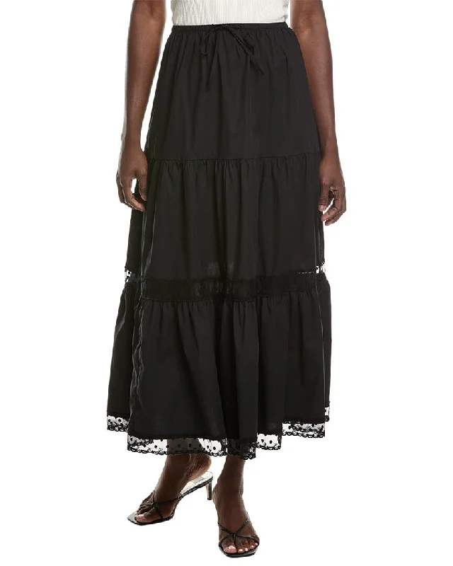 WeWoreWhat Pull-On Midi Skirt