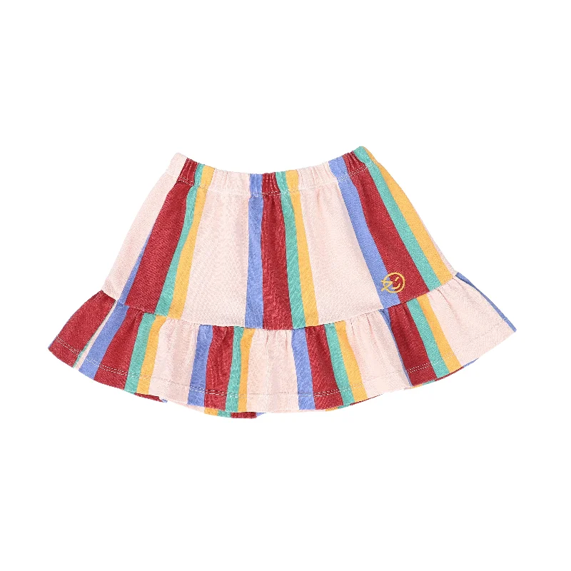 WYNKEN MUTI COLORED STRIPE SKIRT [FINAL SALE]