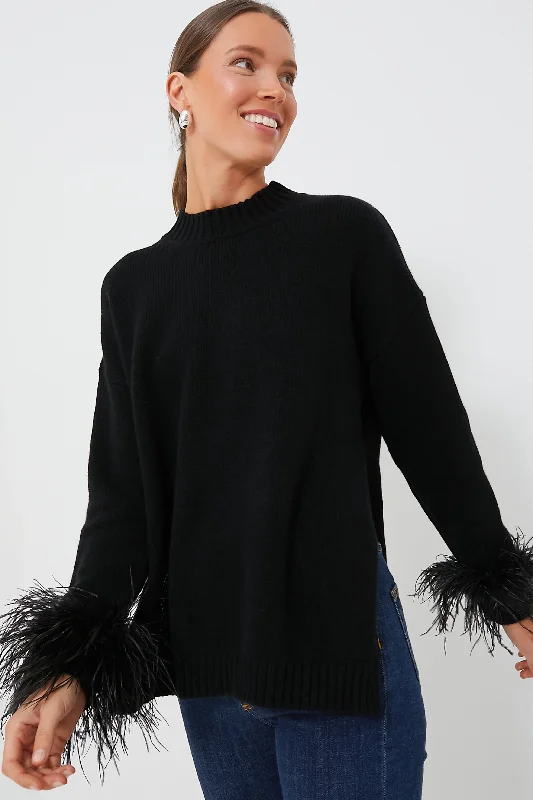 Black Agatha Wool Sweater