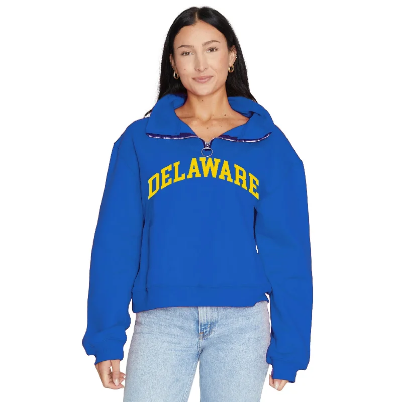 Delaware Blue Hens Quarter Zip Sweatshirt