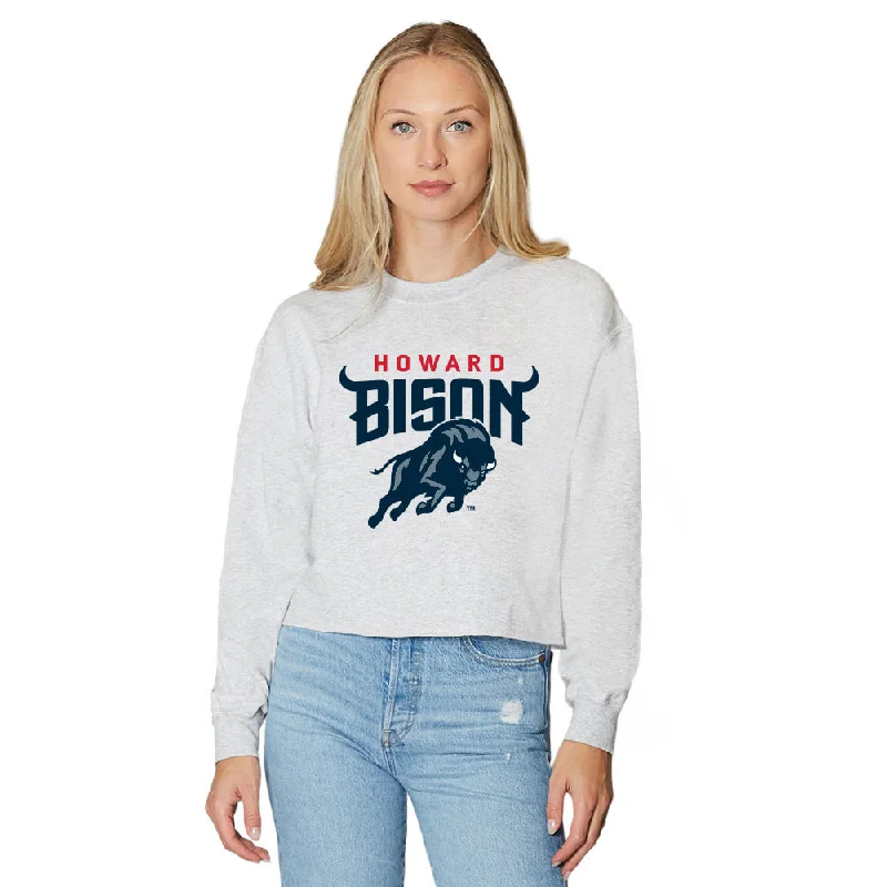 Howard Bison Gray Crewneck