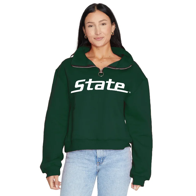 Michigan State Quarter Zip Sweatshirt