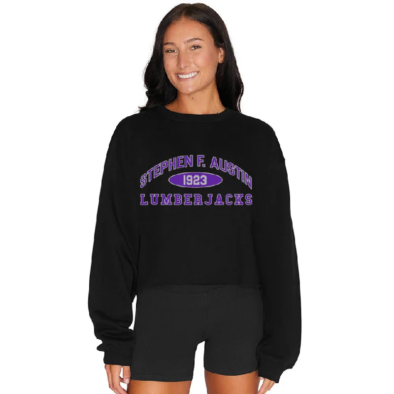 Stephen F. Austin SFA Black Crewneck