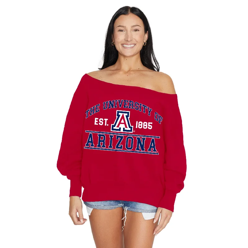 University of Arizona Off the Shoulder Sweatshirt